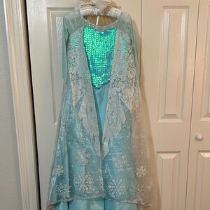 Disney Frozen Princess Costume - Aqua and White